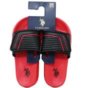 Wholesale - BLK/RED BOYS SANDALS SIZE 10-4 U.S. POLO ASSN. C/P 24, UPC: 662239092029